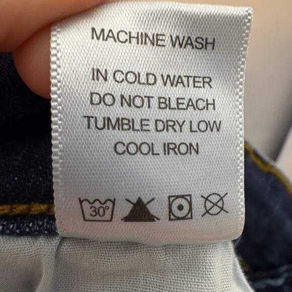 Judy Blue Distressed Skinny Jeans Plus Size Stretch Denim Dark Wash 18W - Picture 7 of 8